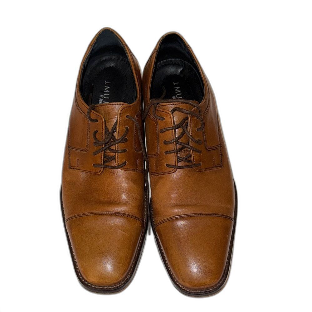 Johnston & Murphy Novick Cap Toe Dress Shoes – Tan Leather – Men’s 11